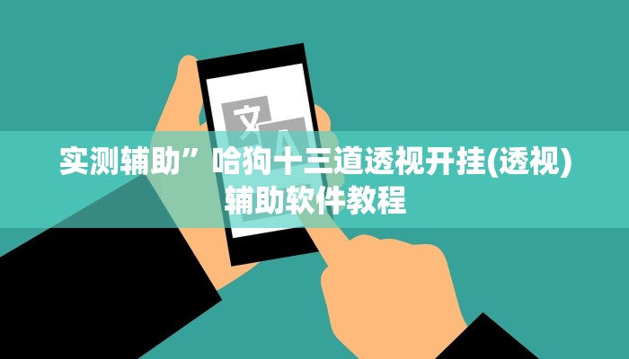 实测辅助”哈狗十三道透视开挂(透视)辅助软件教程