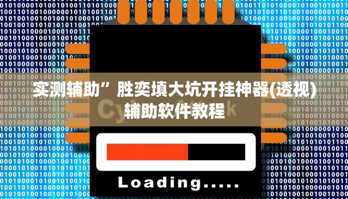 实测辅助”胜奕填大坑开挂神器(透视)辅助软件教程